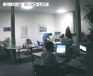 Fotografie kanceláře ve které pracoval tým MM